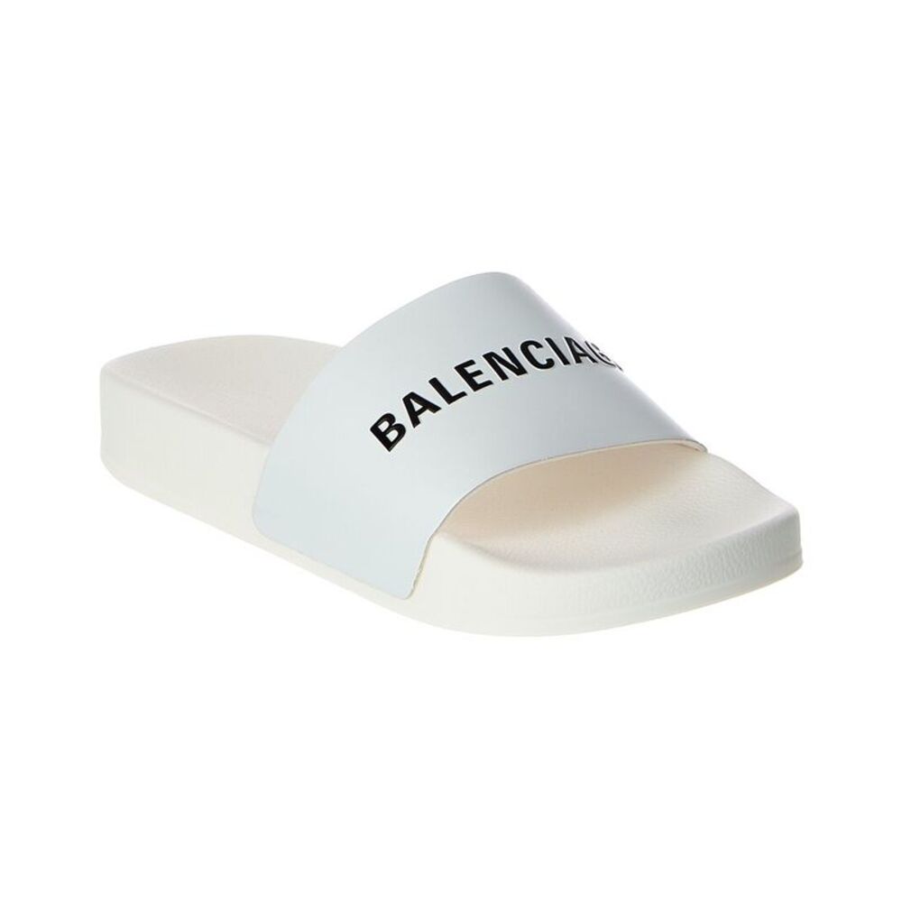 Balenciaga Pool Slide, White